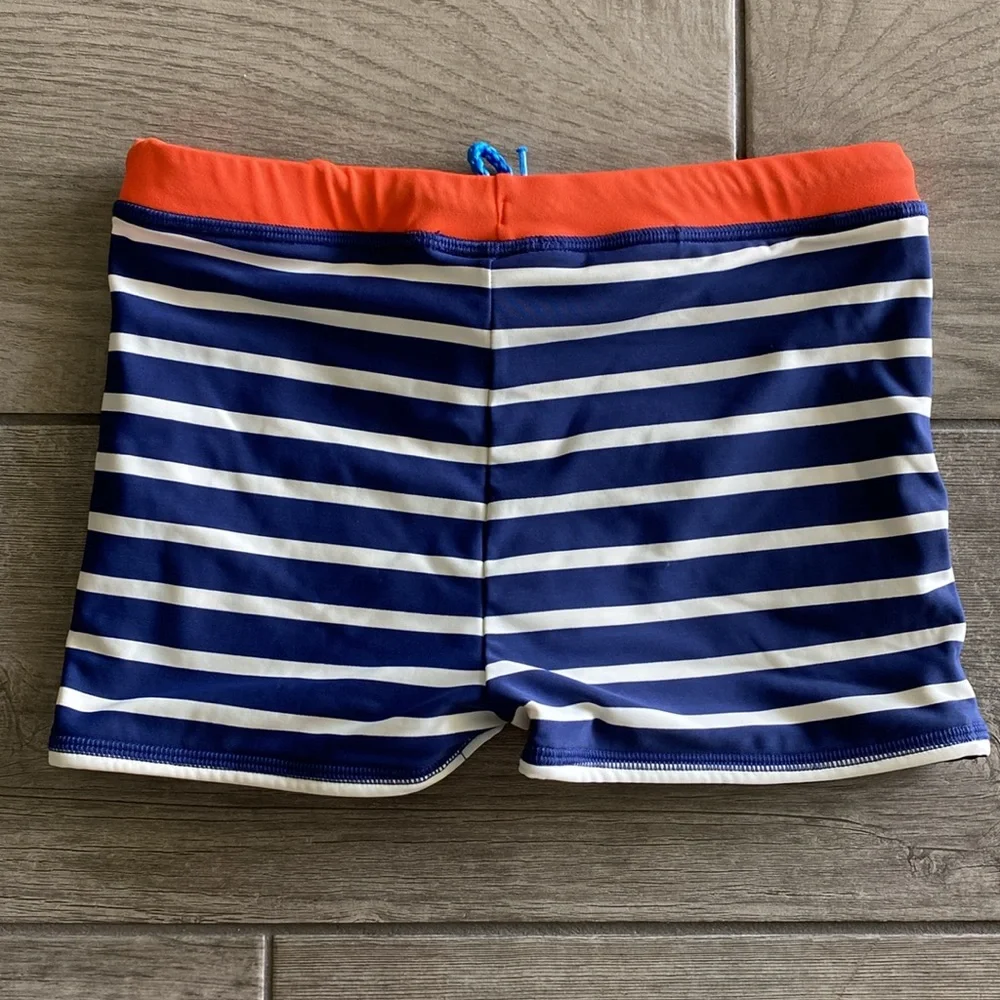 Mini Boden Boys Swim Trunks/Shorts - Striped - Picture 2 of 5